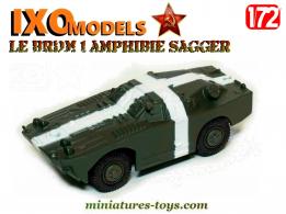 Le BRDM 1 amphibie Sagger russe en miniature par Ixo Models au 1/72e