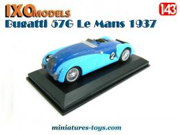 La Bugatti 57G Le Mans 1937 en miniature par Ixo Models pour Altaya au 1/43e