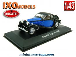 La Bugatti type 50 de 1932 en miniature par Ixo Models au 1/43e