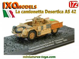 La camionetta Desertica AS 42 italienne en miniature par Ixo Models au 1/72e