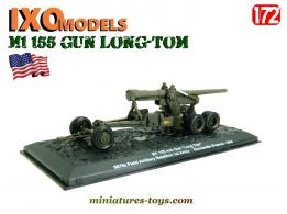 Le canon américain M1 155 gun Long-Tom miniature par Ixo Models au 1/72e