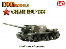 Le char russe ISU-122 en miniature par Ixo Models pour Altaya au 1/43e