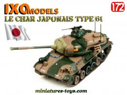 Le char japonais Type 61 en miniature par Ixo Models pour Altaya au 1/72e