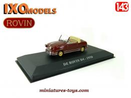 La De Rovin D4 de 1950 en miniature par Ixo Models au 1/43e