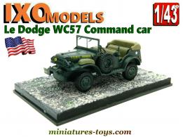 Le Dodge WC57 Command car en miniature par Ixo Models au 1/43e