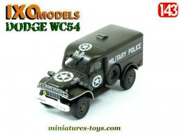 Le Dodge WC54 Military Police en miniature par Ixo Models Eaglemoss au 1/43e
