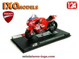 La moto Ducati Desmosedici de R Rolfo en miniature par Ixo Models au 1/24e