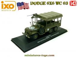 Le Dodge 6x6 WC 63 militaire en miniature par Ixo models et Eaglemoss au 1/43e