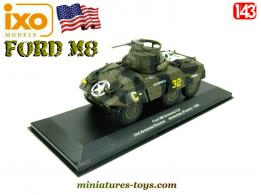 Le Combat Car 6x6 Ford M8 miniature par Ixo Models et Eaglemoss au 1/43e