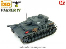 Le char allemand Panzer IV Ausf G en miniature par Ixo Models au 1/43e