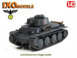 Le char allemand PzKpfw 38 Ausf F en miniature par Ixo Models au 1/43e