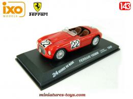 La Ferrari 166MM Le Mans 1949 en miniature par Ixo Models Altaya au 1/43e