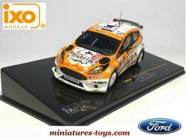 La Ford Fiesta R5 Rallye GB 2013 en miniature d'Ixo Models au 1/43e 