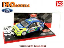La Ford Focus WRC de 2007 miniature par Ixo Models au 1/43e