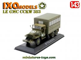 Le GMC CCKW 353 Mobile Workshop militaire miniature par Ixo Models au 1/43e