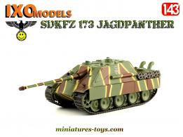 Le char allemand Jagdpanther miniature par Ixo Models pour Altaya au 1/43e