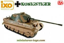 Le char allemand Konigstiger Tiger II Ausf B miniature par Ixo models au 1/72e