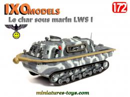 Le char sous marin allemand LWS I miniature par Ixo Models au 1/72e