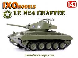 Le char americain M24 Chaffee miniature par Ixo Models au 1/43e