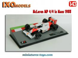 La McLaren MP 4/4 des 24 heurs du Mans 1988 en miniature Ixo Models au 1/43e