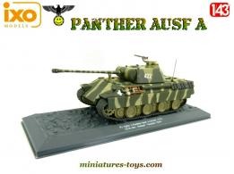 Le char allemand Panther Ausf A miniature par Ixo Models pour Altaya au 1/43e