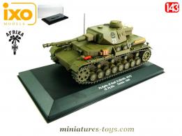 Le char allemand Panzer IV Ausf G en miniature par Ixo Models au 1/43e