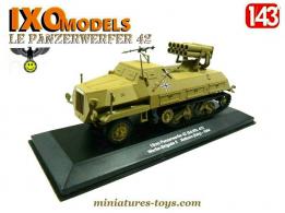 Le SdKfz 4/1 Panzerwerfer 42 en miniature par Ixo Models au 1/43e 