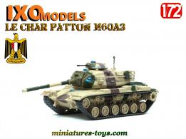 Le char Patton M60A3 egyptien en miniature par Ixo Models au 1/72e