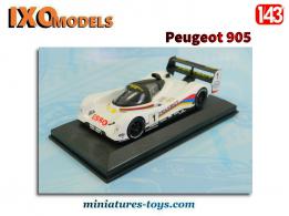 La Peugeot 905 n°1 Le Mans 1992 en miniature par Ixo Models Altaya au 1/43e