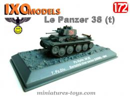 Le Panzer 38 en miniature par Ixo Models et Altaya au 1/72e