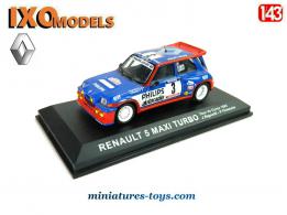 La Renault 5 Maxi Turbo 1985 en miniature par Ixo Models au 1/43e