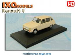 La Renault 6 modèle 1979 miniature par Ixo Models au 1/43e