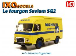 Le fourgon Saviem SG2 Michelin en miniature par Ixo Models au 1/43e