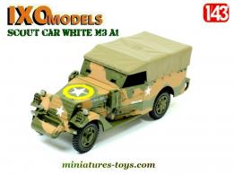 Le Scout car White M3 A1 militaire US miniature par Ixo Models au 1/43e