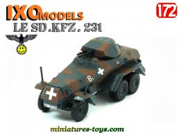 Le véhicule de reconnaissance SdKfz 231 miniature par Ixo Models au 1/72e