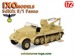 Le semi chenillé SdKfz 9/1 Famo grue en miniature par Ixo Models au 1/72e 
