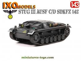 Le Stug III Ausf C/D SdKfz 142 miniature par Ixo Models au 1/43e