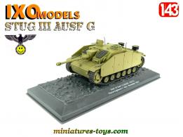 Le Stug III Ausf G SdKfz 142 miniature par Ixo Models au 1/43e