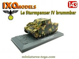 Le Sturmpanzer IV brummbar en miniature par Ixo Models au 1/43e