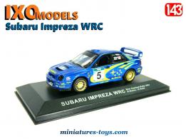 La Subaru Impreza Rallye New Zéland 2001 en miniature par Ixo Models au 1/43e