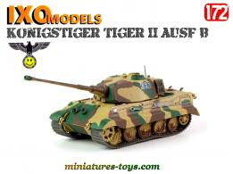 Le char allemand Königstiger Tiger II Ausf B en miniature Ixo Models au 1/72e