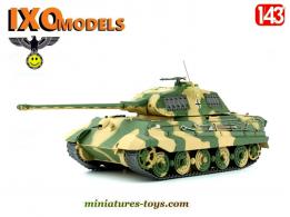 Le char Tigre II Konigstiger tourelle Porsche miniature par Ixo Models au 1/43e