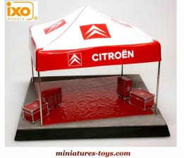 La Tente Citroën de rallye en miniature par Ixo Models au 1/43e