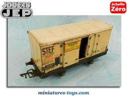 Le wagon frigorifique Stef en miniature par Jep n° 4666 échelle O 0 zéro