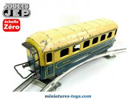 La voiture voyageurs Pullman en miniature par Jep à l'échelle 0 O
