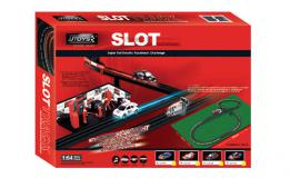 Coffret circuit électrique de course pour une voiture avec stand de JJToys