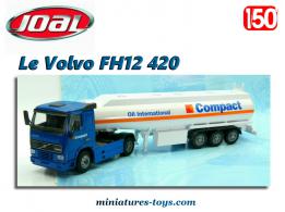 Le Volvo FH12 420 et sa semi remorque citerne Compact miniature Joal au 1/50e