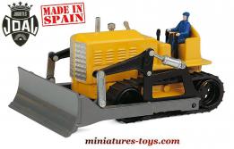 Le Bulldozer jaune en miniature vintage de Joal au 1/43e