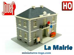 Le bâtiment de Mairie en miniature par Jouef au H0 HO 1/87e