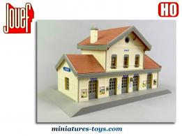La gare de Lusigny en miniature à monter par Jouef au H0 HO 1/87e